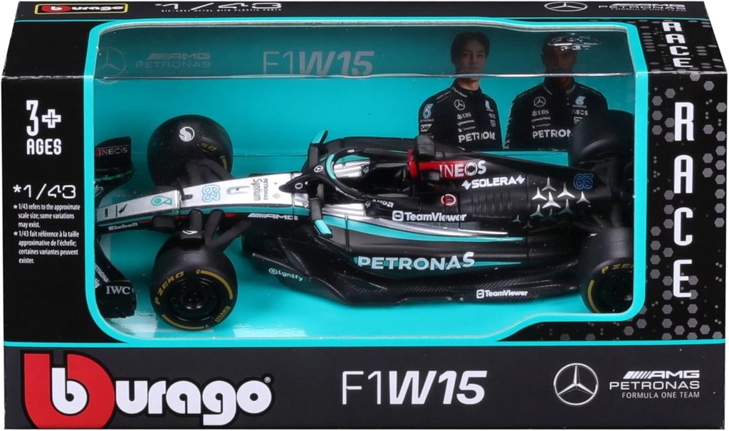 1:43 MERCEDES AMG-F1W15 2024#63 RUSSEL