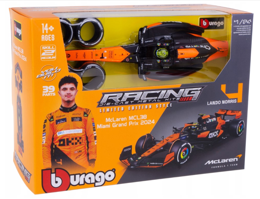 1:24 MCLAREN - F1 MCL38 2024 MODEL KIT #NORRIS