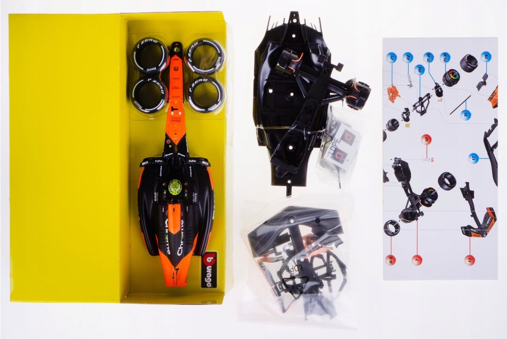 1:24 MCLAREN - F1 MCL38 2024 MODEL KIT #NORRIS