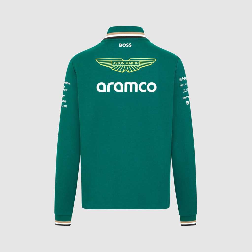 AMF1 RP MENS TEAM 1/4 ZIP M GREEN