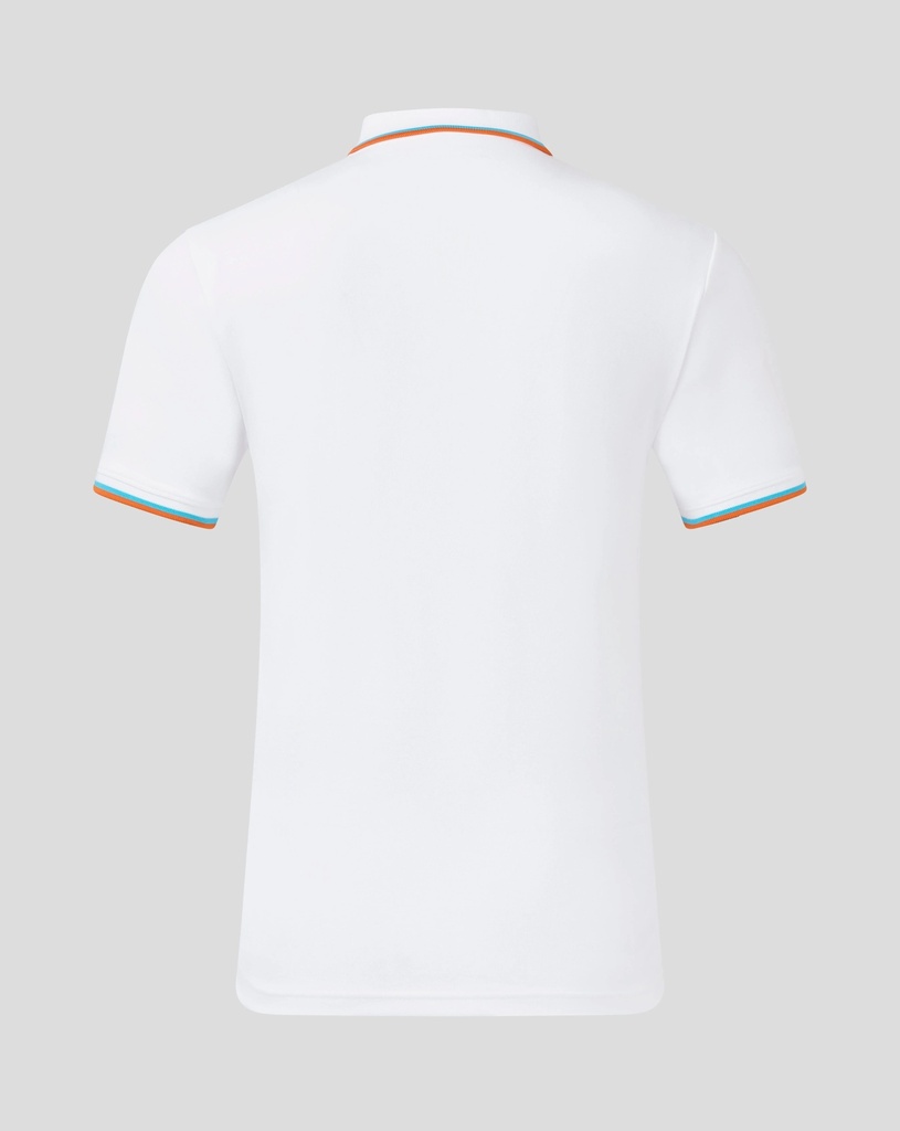MCL FW MENS CORE ESSENTIALS POLO S WHITE