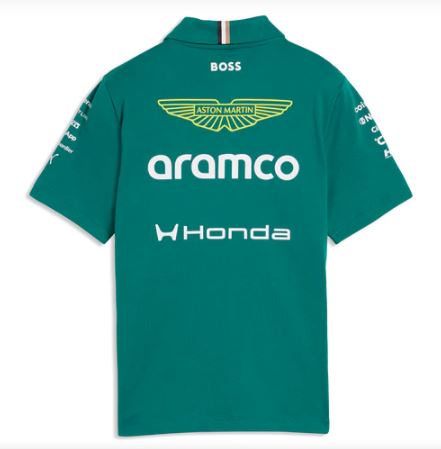 AMF1 RP KIDs Polo, GREEN LUX