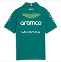 AMF1 RP KIDs Polo, GREEN LUX