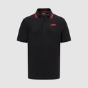 F1 FW SMALL LOGO POLO BLACK