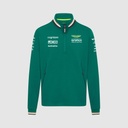 Aston Martin F1 Team Quarter Zip Sweater Mens