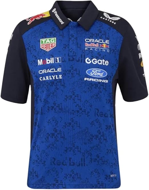 Redbull Racing POLO SHIRT DRIVER YT NIGHT SKY / SURF THE WEB Youth