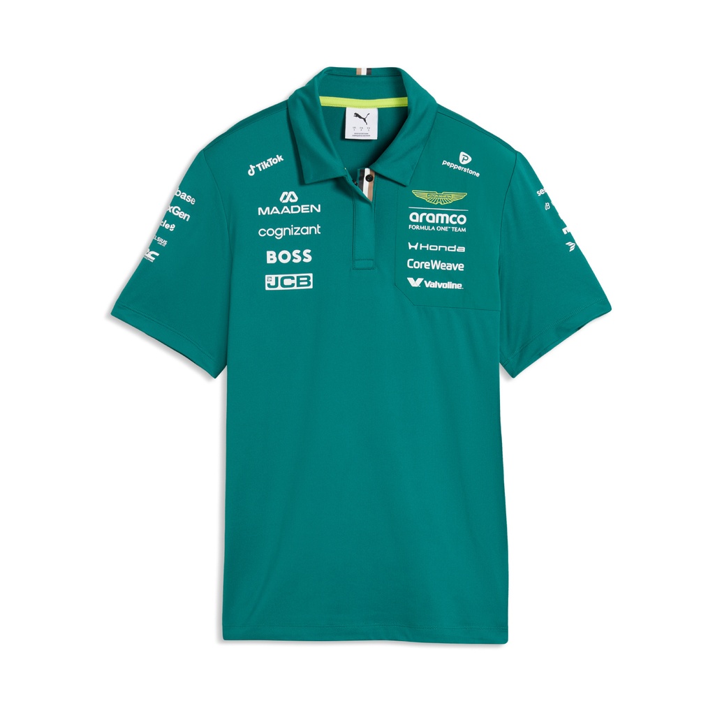 AMF1 RP WMNs Polo, GREEN LUX