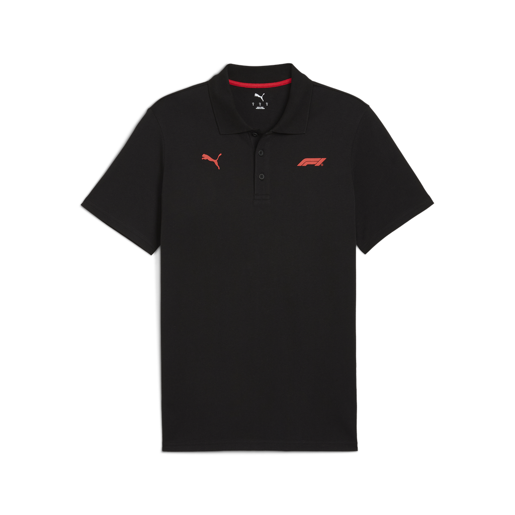 F1 FW Small Logo Polo, BLACK