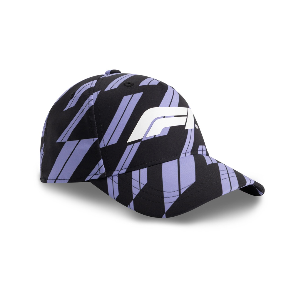 F1 FW Track Graphic BB Cap, ONE SIZE FOCUS PURPLE/BLACK