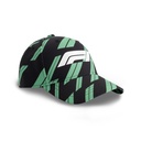 F1 FW Track Graphic BB Cap, ONE SIZE SHIFT GREEN/BLACK
