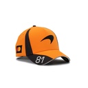 ML RP KIDs Piastri Cap, ONE SIZE PAPAYA