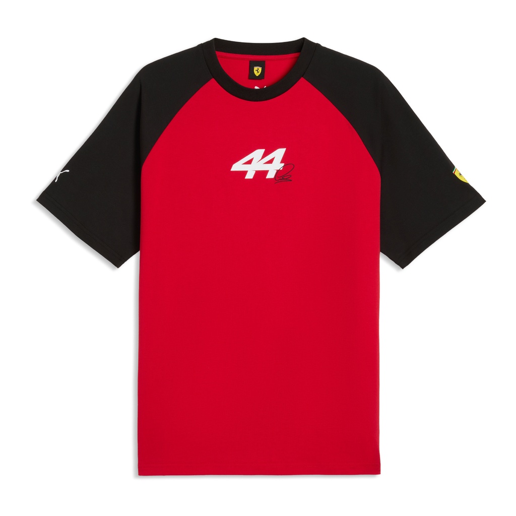 SF FW Hamilton Tee, ROSSO CORSA - BLACK