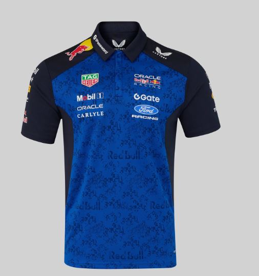 Redbull Racing POLO SHIRT DRIVER YT NIGHT SKY / SURF THE WEB Male