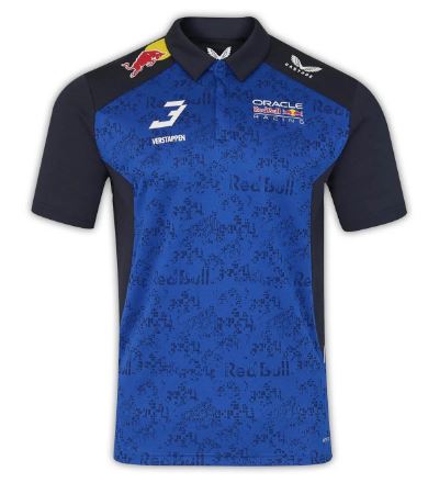 Redbull Racing POLO SHIRT DRIVER MV NIGHT SKY / SURF THE WEB Male
