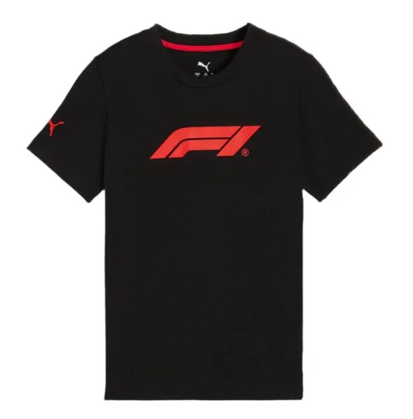 F1 FW KIDS LOGO TEE 180G BLACK