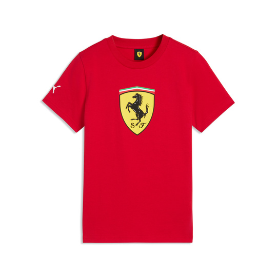 SF FW KIDS Shield Tee, ROSSO CORSA
