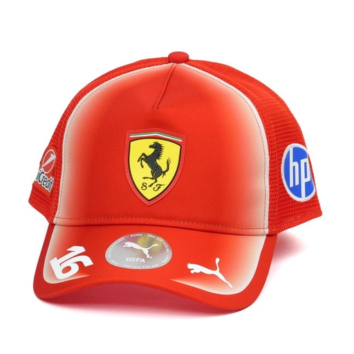 SF RP Leclerc Trucker Cap, ONE SIZE RED