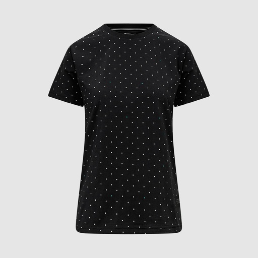 MAPF1 WOMEN DOT TEE SHIRT BLACK