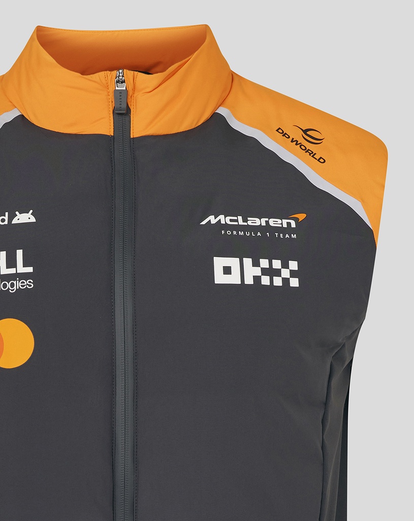 McLaren OFFICIAL McLAREN F1 TEAM HYBRID GILET PHANTOM/ AUTUMN GLORY S