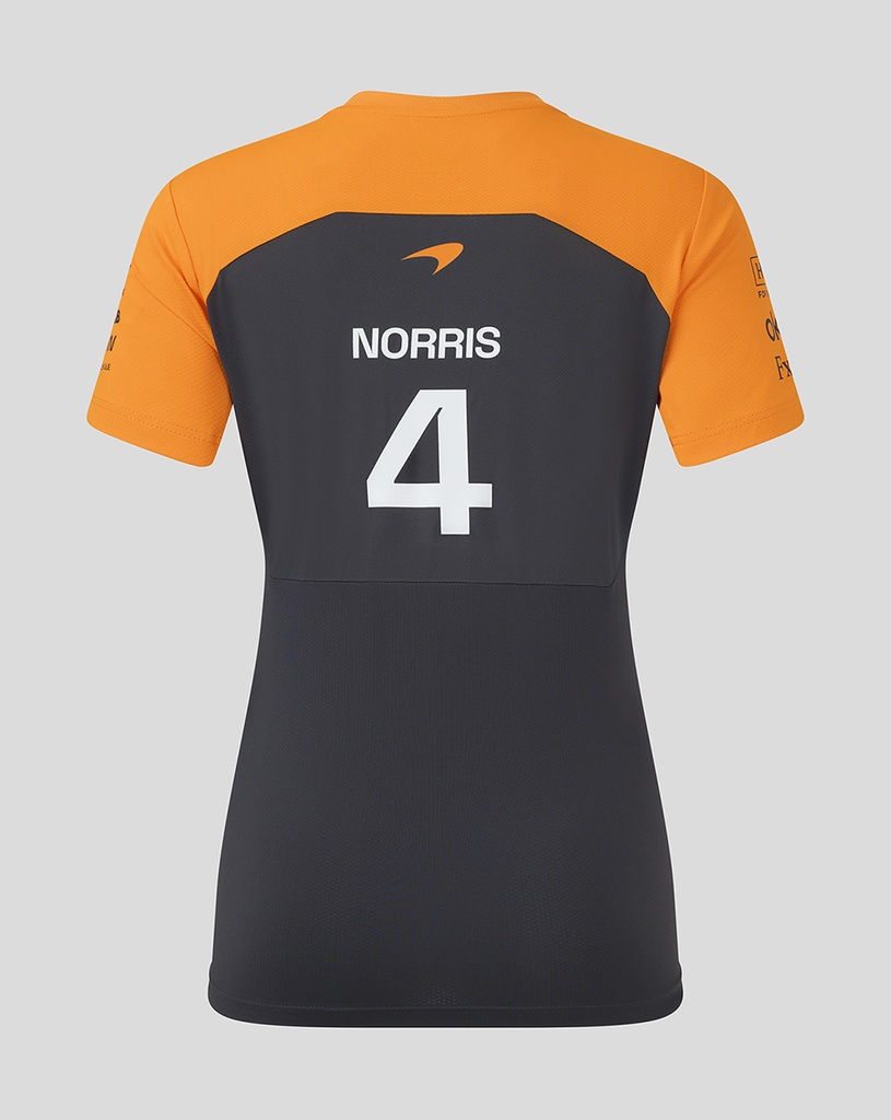 OFFICIAL McLaren F1 Teamwear Set Up T-Shirt Lando Norris - Phantom /  Papaya