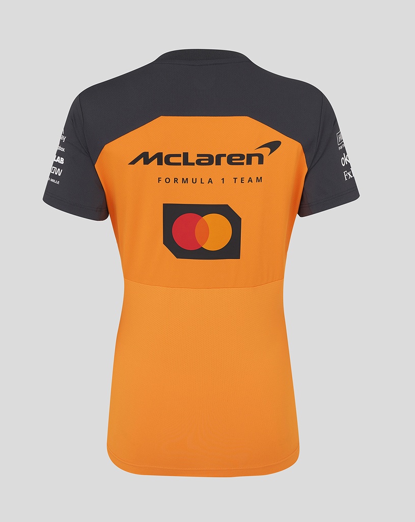 McLaren F1 TEAM SET UP T-SHIRT FEMALE PAPAYA / PHANTOM