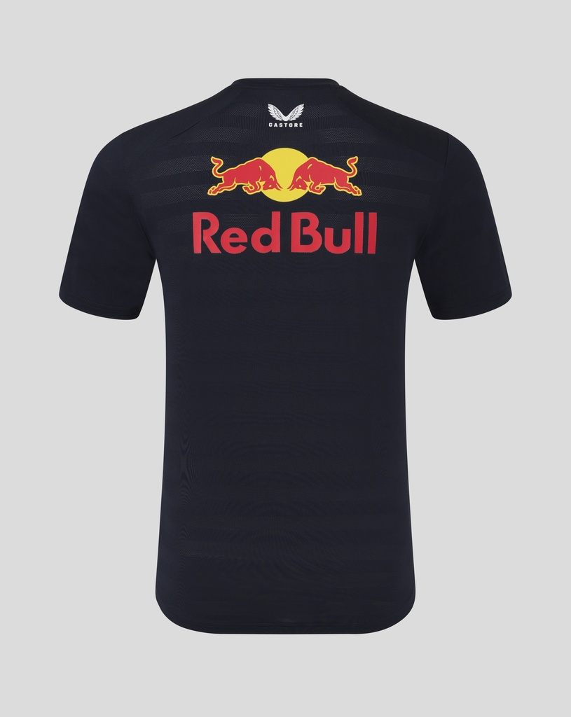 Red Bull Racing Mens Teamline Max Verstappen Set Up T-Shirt - Night Sky