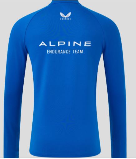 BWT Alpine Formula One Team’s Official Unisex Quarter Zip Mid-layer - Lapis Blue