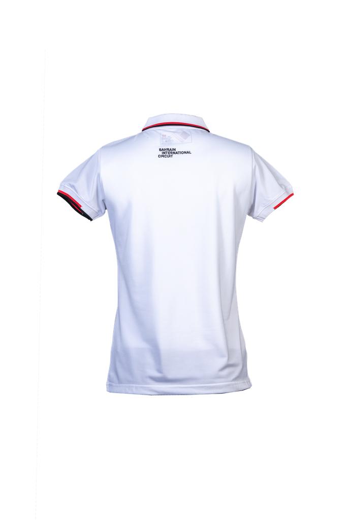 BIC Female White Collar Shirt With Pocket Logo