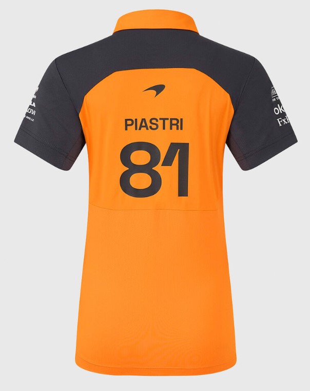 OFFICIAL McLaren F1 FEMALE TEAM POLO SHIRT PIASTRI 