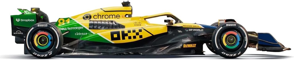1:43 MCLAREN SENNA MCL38 RACING O. PIASTRI