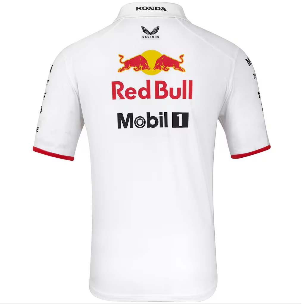 RBR RP TEAM JAPAN TRACK POLO XL WHITE