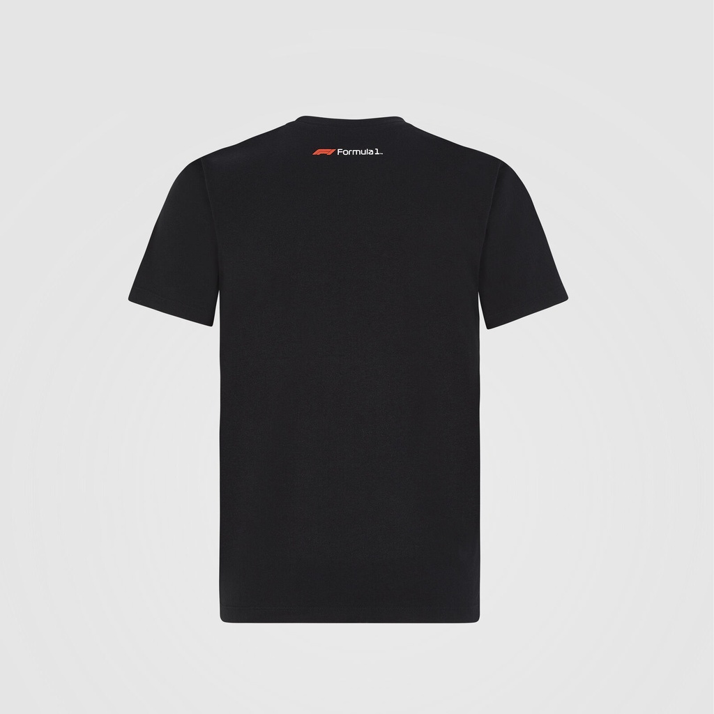 F1 KIDS LOGO TEE  BLK