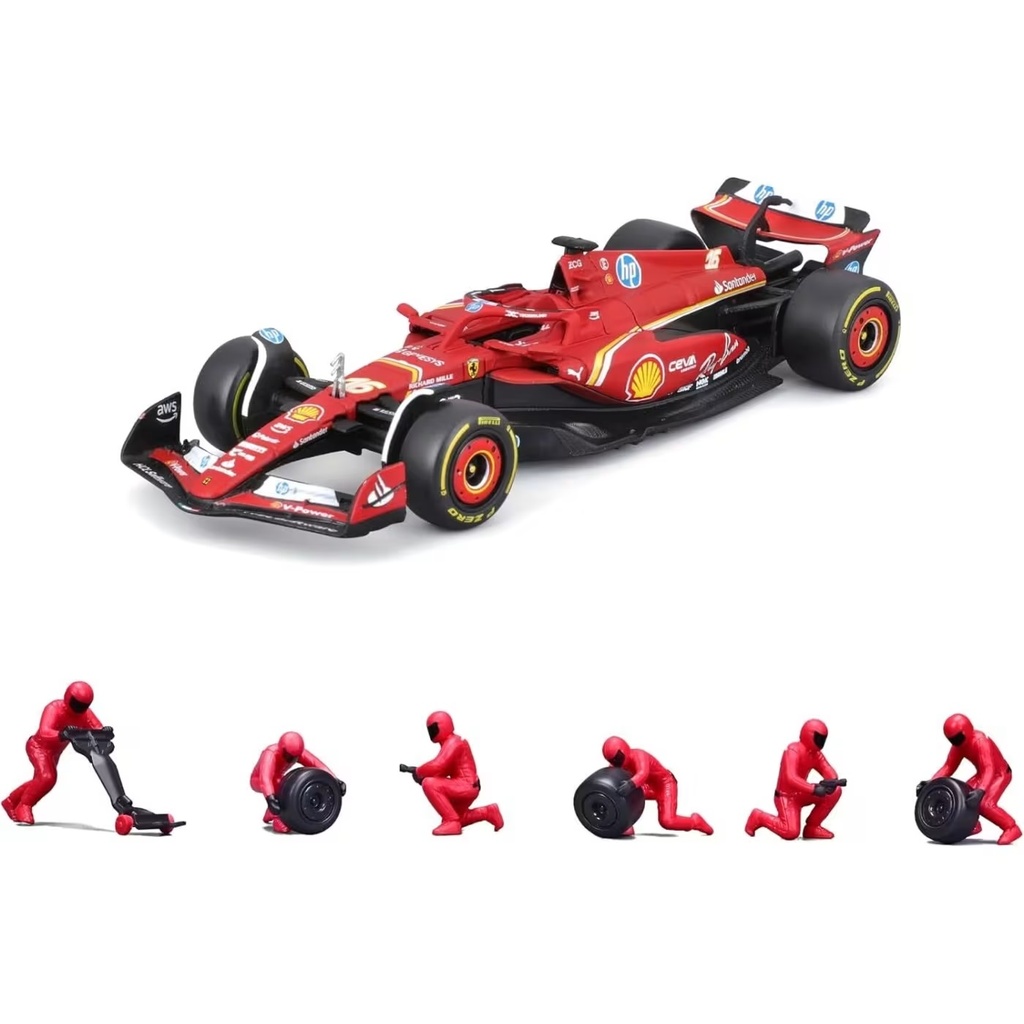 1:43 FERRARI - F1 SF2-24 2024 GARAGE BOX #16 LECLERC