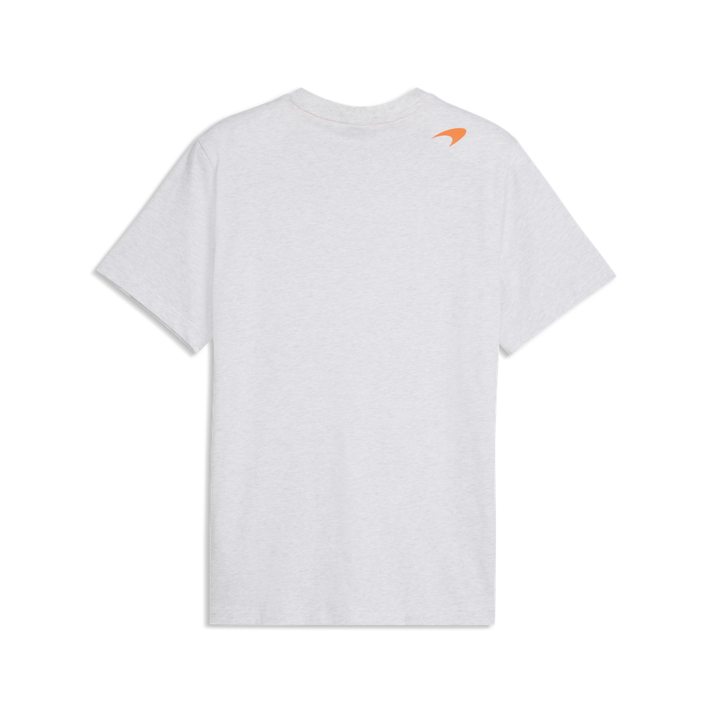ML FW Small Logo Tee, WHITE GLOW HEATHER