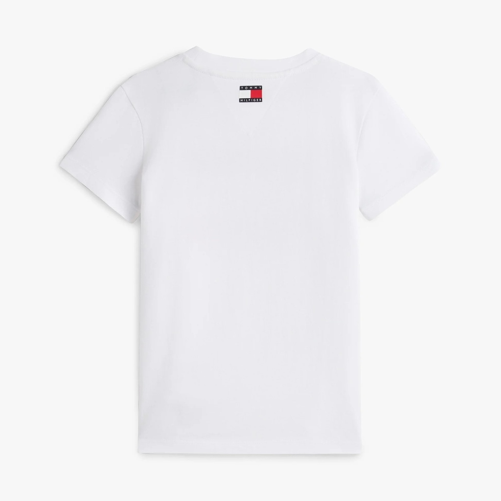 CF1 X TOMMY HILFIGER CHEVRON T-SHIRT-KIDS-WHITE-14