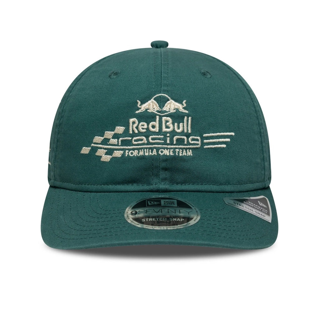 RED BULL WASHED 9SEVENTY SS-ADULTS-DARK GREEN-OSFM