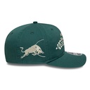 RED BULL WASHED 9SEVENTY SS-ADULTS-DARK GREEN-OSFM
