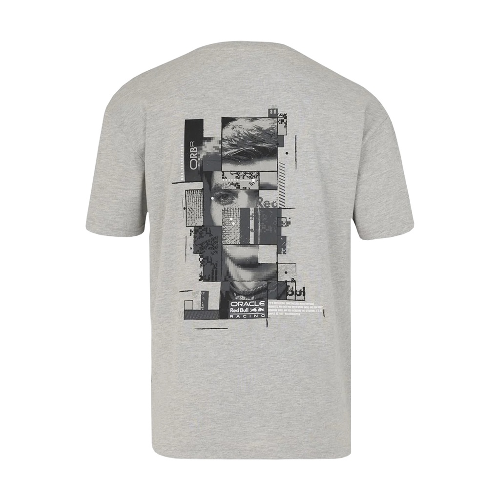 Redbull Racing MV PIXEL BACK GRAPHIC TEE GREY MARL Youth