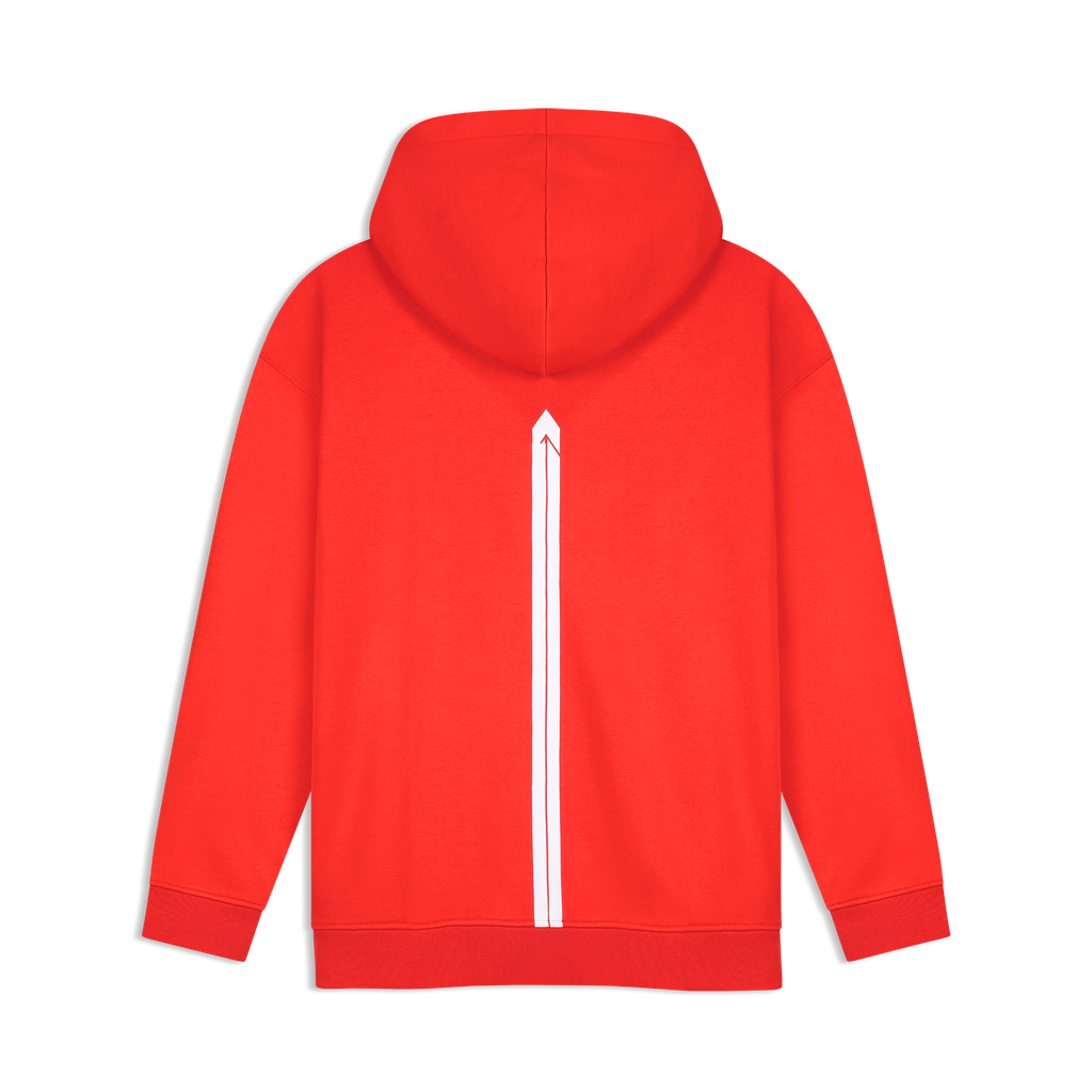 F1 FW Racing Line Hoodie, F1 HOT RED
