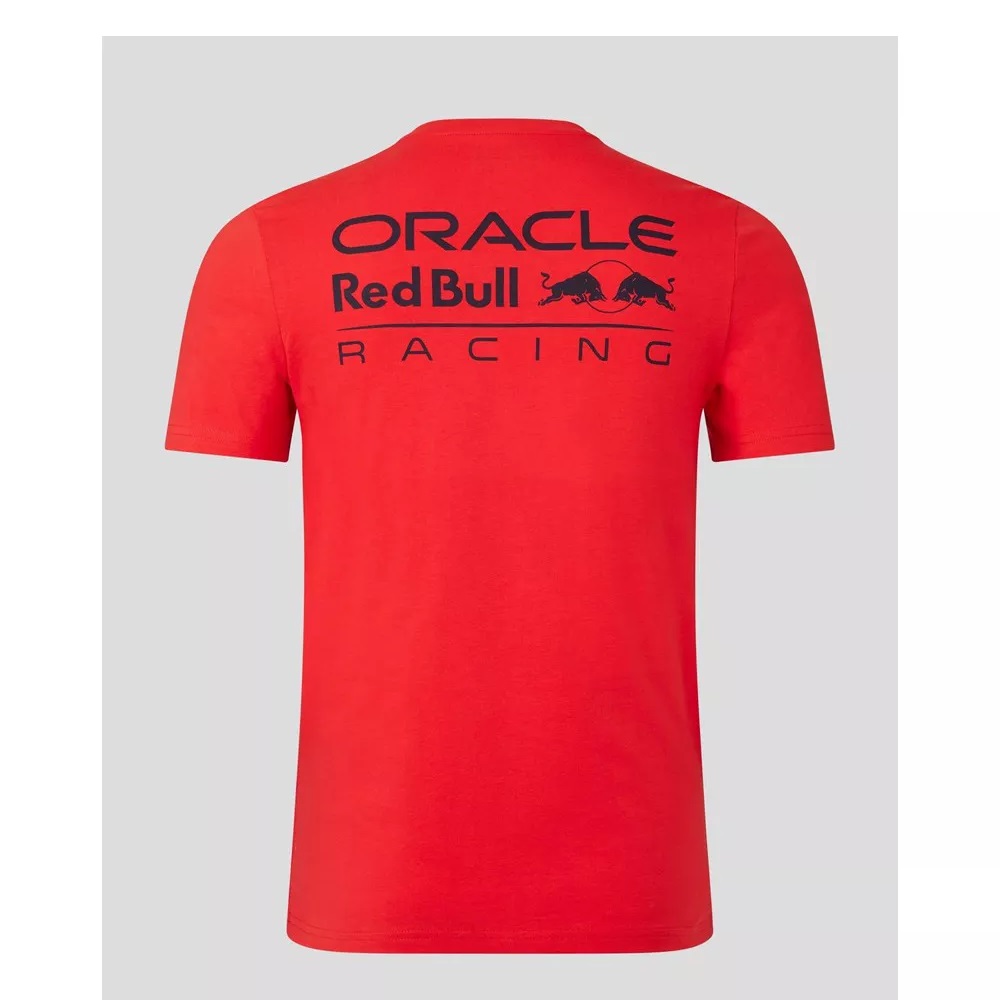 RBR FW UNISEX SMALL LOGO TEE FLAME SCARLET