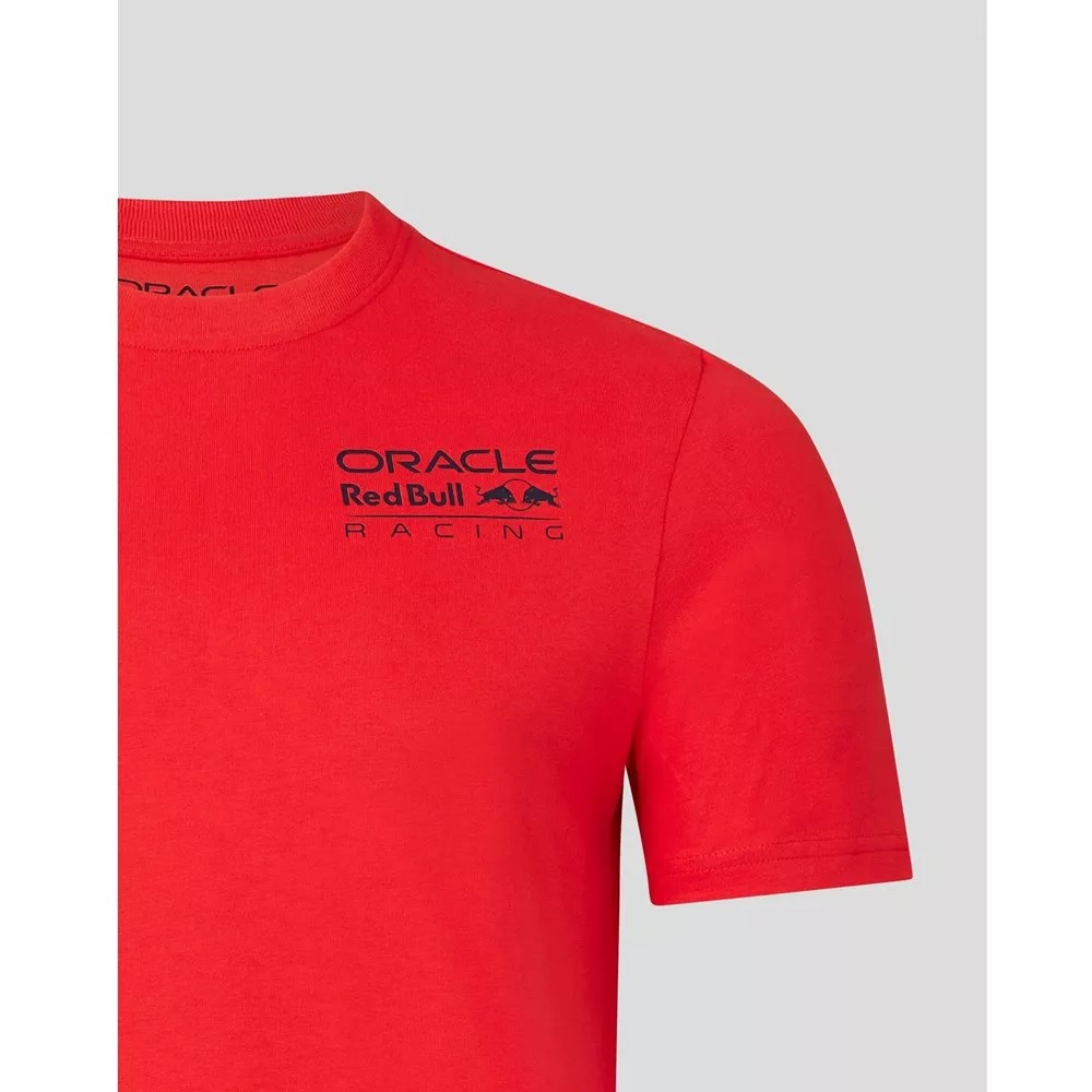 RBR FW UNISEX SMALL LOGO TEE FLAME SCARLET