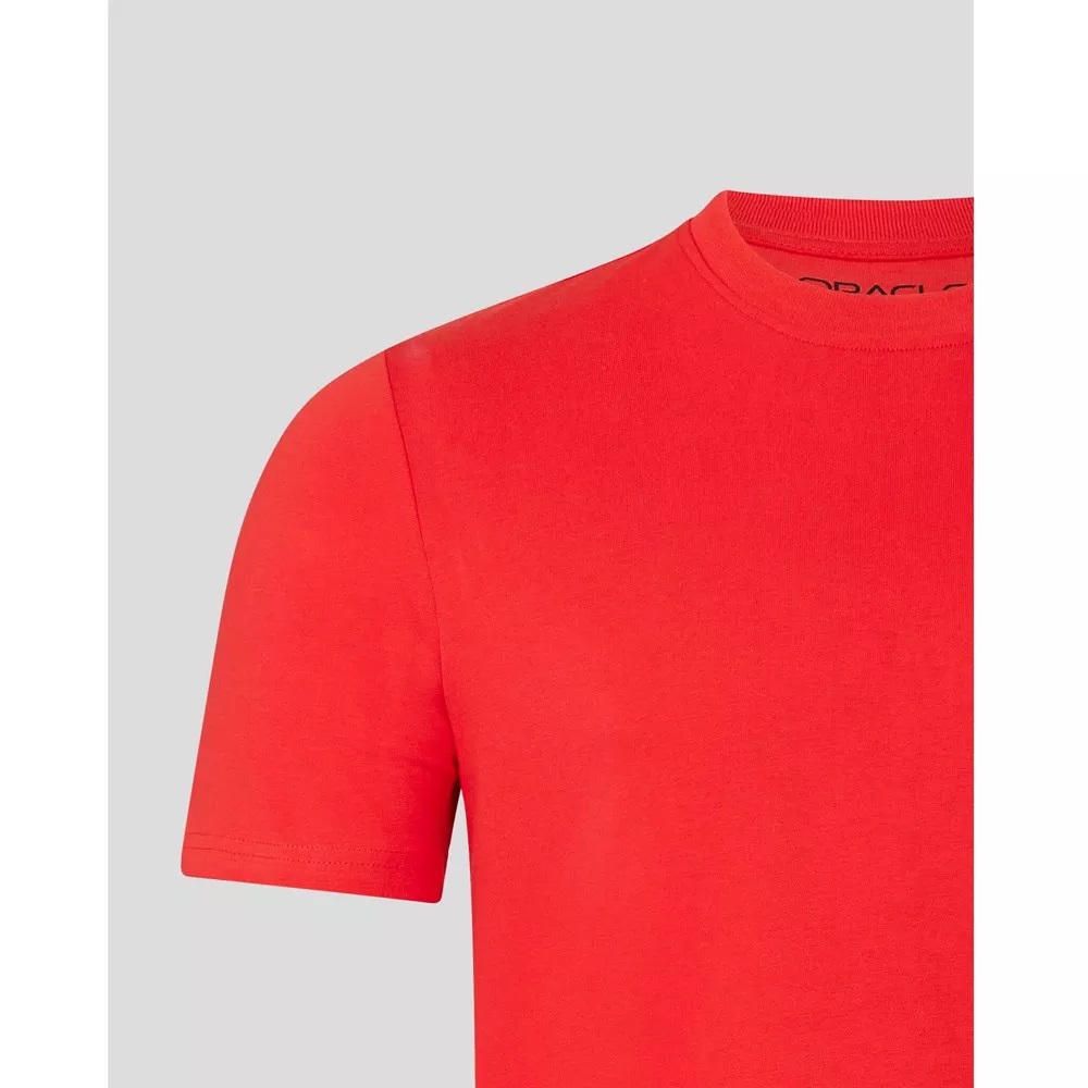 RBR FW UNISEX SMALL LOGO TEE FLAME SCARLET