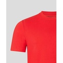 RBR FW UNISEX SMALL LOGO TEE FLAME SCARLET