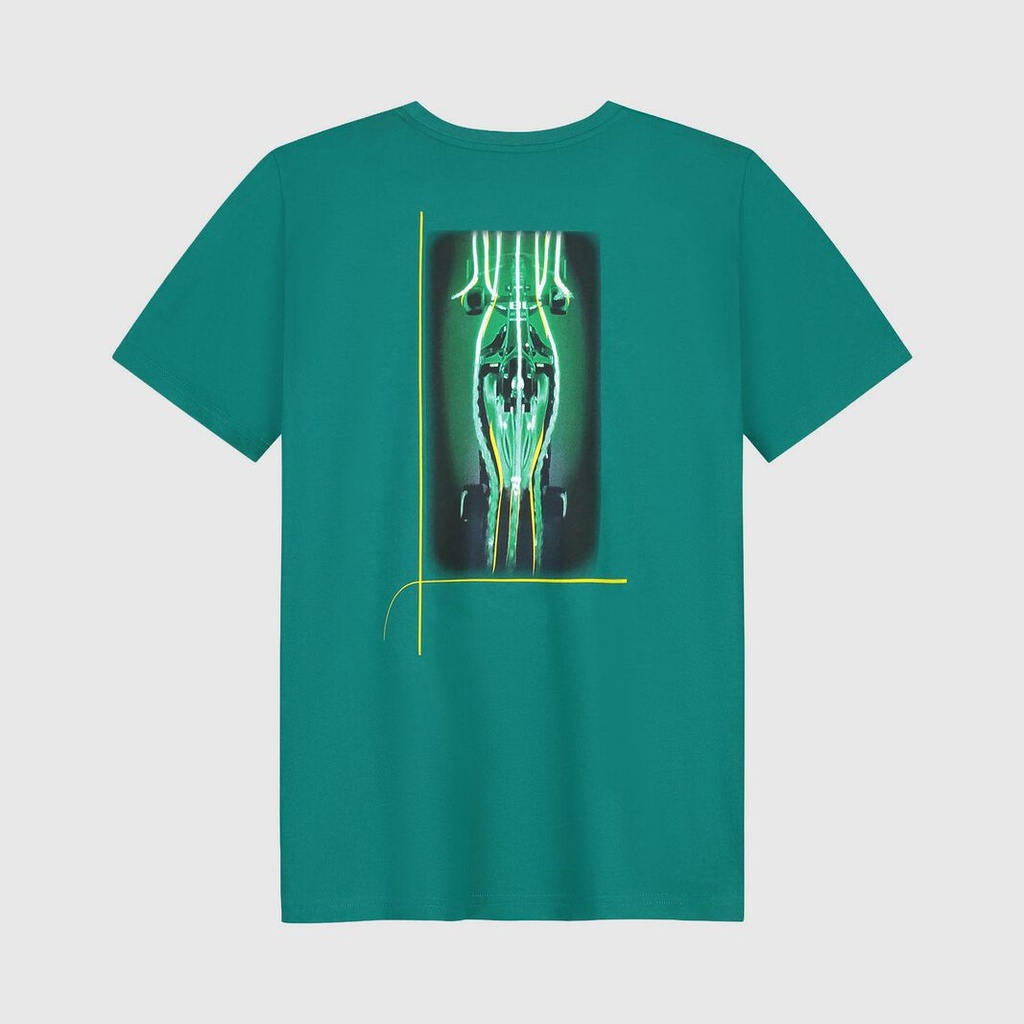 AMF1 FW GRAPHIC TEE, AM GREEN