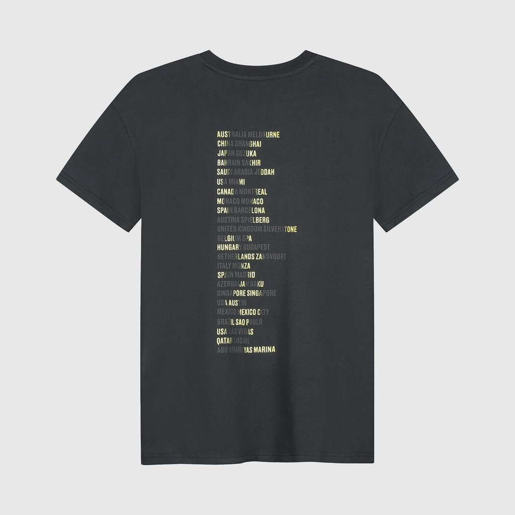 AMF1 FW GRAPHIC TEE II, TRUE BLACK