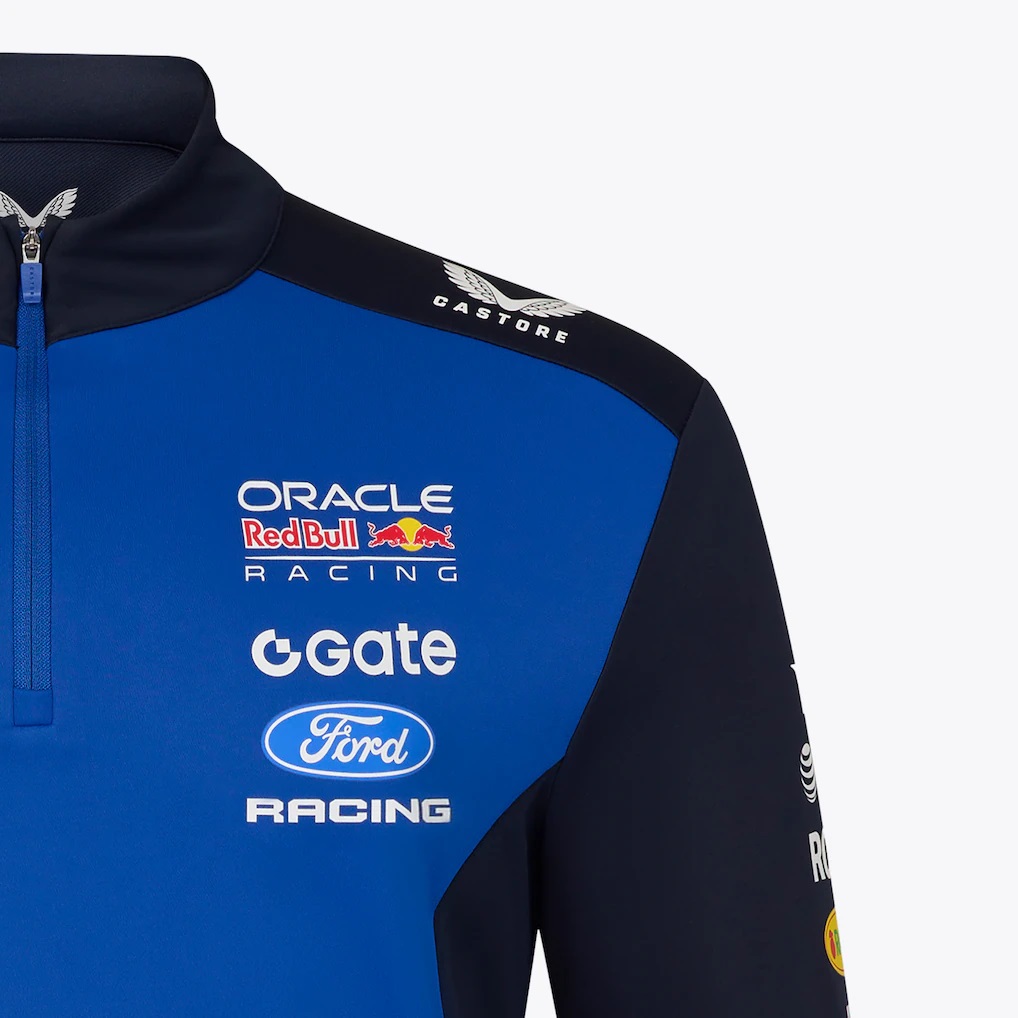 Redbull Racing QUARTER ZIP MIDLAYER NIGHT SKY / SURF THE WEB Male