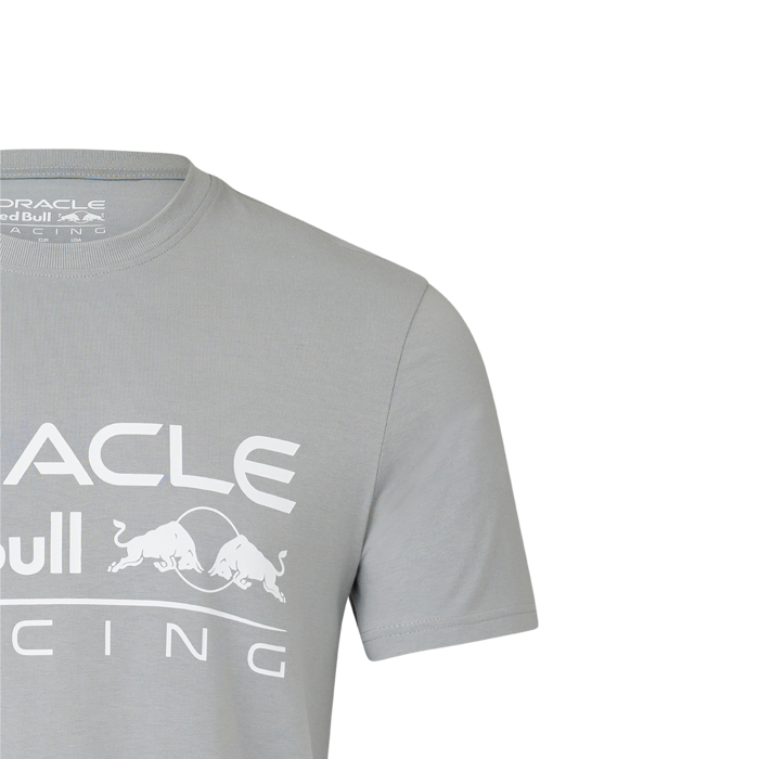 RED BULL LARGE FRONT LOGO TEE UNISEX GREY  1