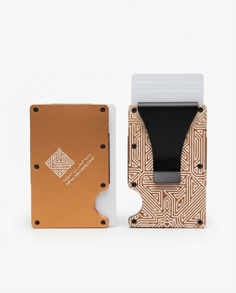 BIC ALUMINUM ALLOY CARD HOLDER