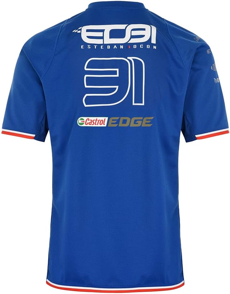 ALPINE 2022 TEAM OCON TEE MENS BLUE  1