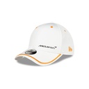 MCLAREN AUTO CONTRAST PIPING 9FORTY-ADULTS-WHITE/PAPAYA- OSFM